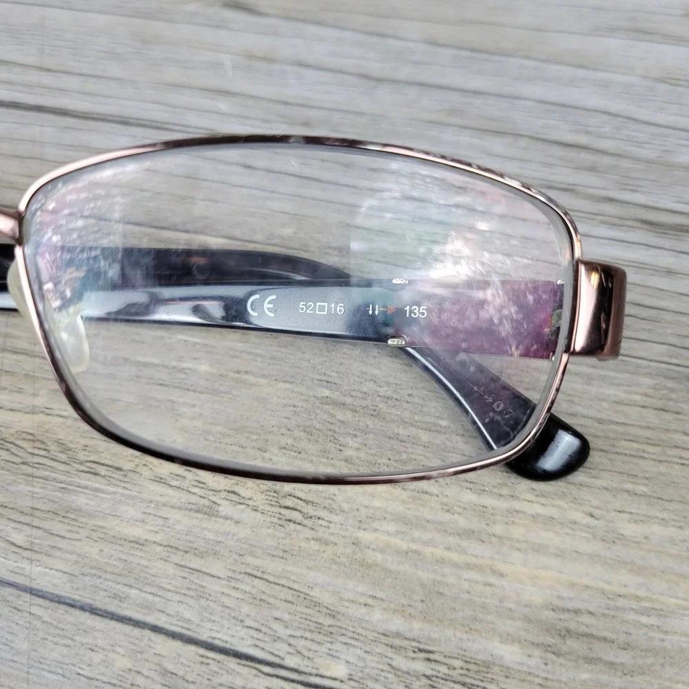 Michael Kors Eyeglass Frames MK338 210 Brown Burgundy Rectangle Womens 52-16-135